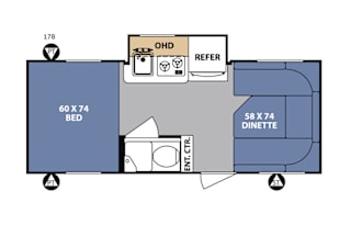 2017 Forest River RV R Pod RP-178