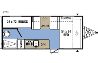 Travel Trailer that Sleeps 5 and is under 4000lbs!