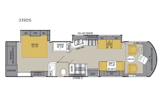 2019 Coachmen Sportscoach SRS 339DS DIESEL PUSHER