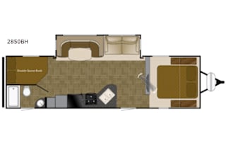 2018 Heartland Wilderness 2850BH