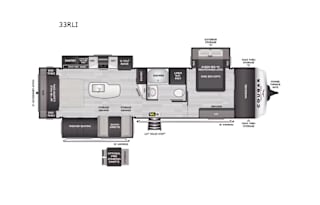 2025 Keystone RV Cougar Half-Ton 33RLI