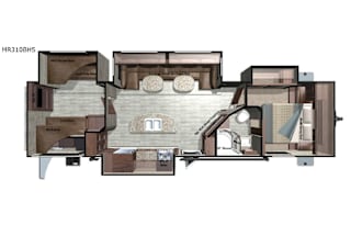 2017 Mesa Ridge MR310BHS Premium Bunkhouse
