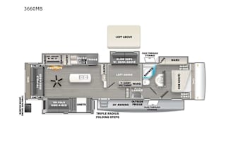 2022 Forest River RV Sandpiper 3660MB