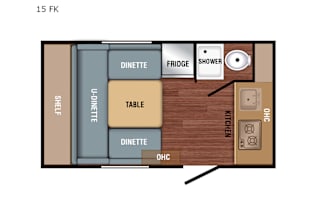 2021 Bushwhacker 15FK- Cozy Adventure-Ready Camper