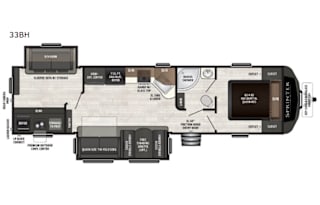 2019 Keystone Sprinter Campfire 33BH Delivery Only