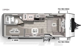 Ibex Bunkhouse Camper- Great for long weekend trip