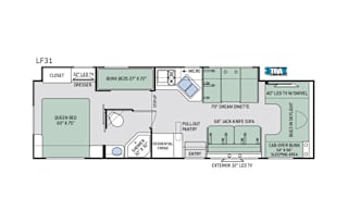 350 Miles Per Day in a 2017 Thor with Bunk Beds!!