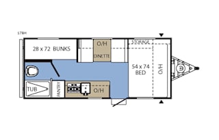 2018 Coachmen RV Clipper Ultra-Lite 17BH