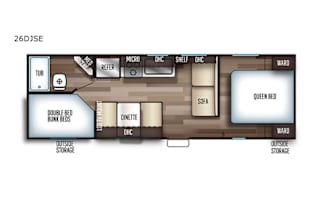 Clean 2019 Bunkhouse, everything included!