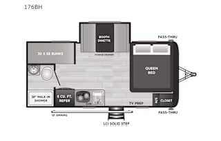 2022 Keystone RV Hideout Single Axle 176BH