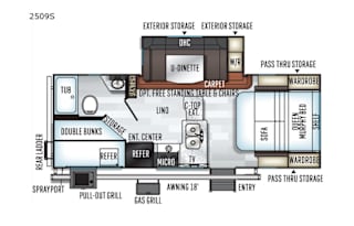 2019 Forest River RV Rockwood Mini Lite 2509S