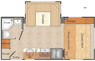 Lance Lance Travel Trailers 1685