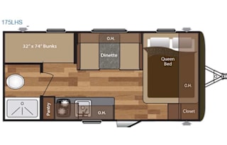2017 Lightweight Camper Rental with Bunks!