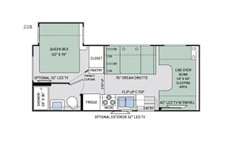 2017 Thor Motor Coach Chateau 22B #5