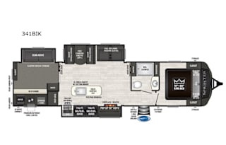 2020 Keystone RV Sprinter 341BIK