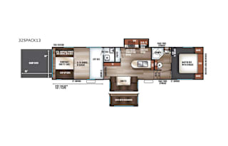 2017 Forest River RV Cherokee Wolf Pack 325PACK13