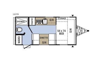 2019 Coachmen Clipper Cadet 16fb -free delivery*