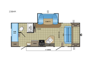 2017 Jayco Jay Feather 23BHM