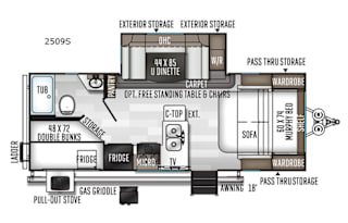 2020 Forest River RV Rockwood Mini Lite 2509S