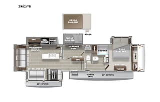 Perfect 5th Wheel with two bedrooms