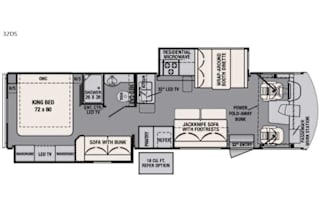 2016 Forest River FR3 32DS Bunkhouse Model