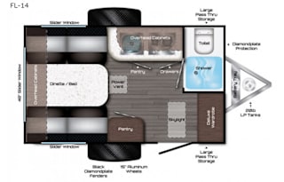 Cozy Camper, 2018 Falcon F-Lite