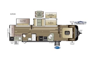 Large family camper for summer fun with bunkhouse!