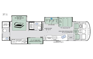 2019 Thor Motor Coach Miramar 37.1