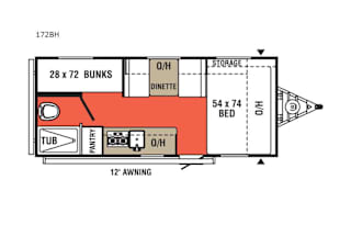 2021 Forest River RV Independence Trail 172BH