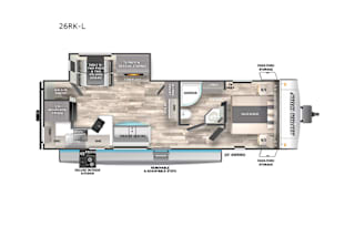 2023 Forest River RV Cherokee Alpha Wolf 26RK-L