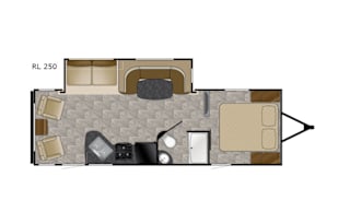 2018 Heartland Pioneer RL 250 w/slide-out