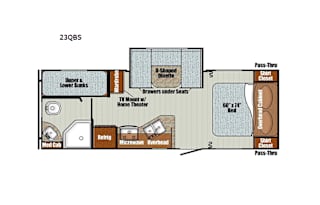 2022 Gulf Stream RV Vintage Cruiser 23QBS