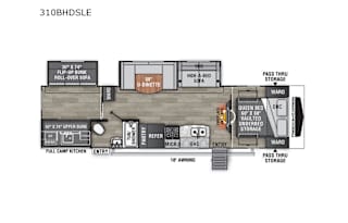 2022 Coachmen RV Freedom Express Liberty Edition 310BHDSLE