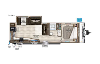 2019 Grand Design Transcend 28MKS