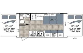 2017 Dutchmen RV Kodiak Ultra Lite 186E