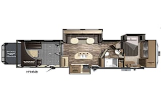 Glamping YOLO   2016 Open Range RV  38RGR