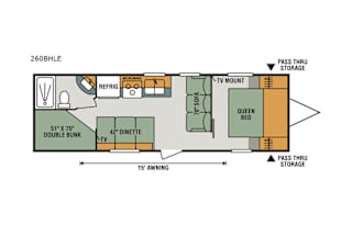 2019 KZ Sportsmen Bunkhouse, 26'