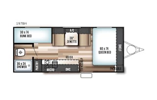 2018 Forest River RV Salem Cruise Lite FS 197BH