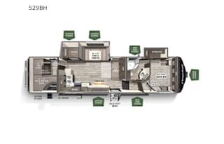 2023 Forest River RV Flagstaff Super Lite 529BH