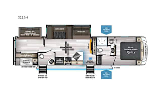 Fully Loaded Dual Bathroom 2022 Arctic Wolf BH321