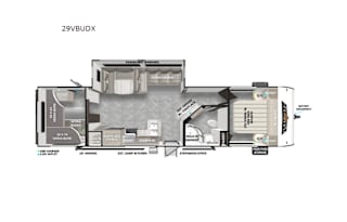 2024 Forest River RV Wildwood 29VBUDX