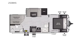 2022 Keystone RV Bullet 250BHS