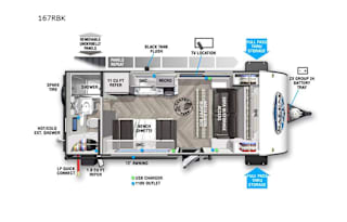 2021 Forest River RV Salem FSX 167RBK