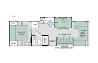 2018 Thor Motor Coach Chateau 28Z