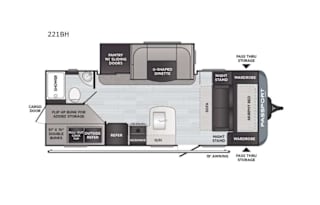 *Cozy 2021 Keystone RV Passport SL 221B  26ft*
