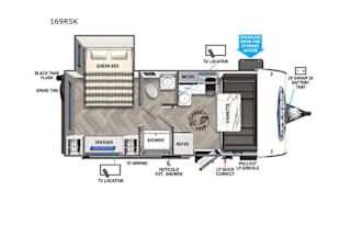 2022 Forest River RV Salem FSX 169RSK