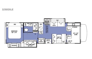 Forest River Sunseeker Hatteras Bunkhouse