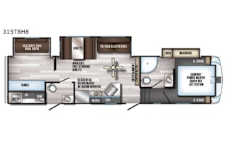 2020 Forest River RV Cherokee Arctic Wolf 315TBH8