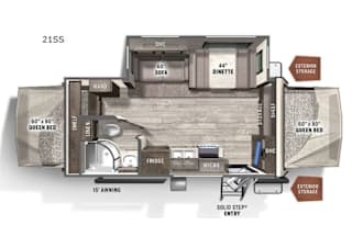 2021 Forest River RV Rockwood Roo 21SS (Sleeps 6!)