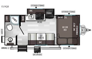 2020 Forest River RV Flagstaff E-Pro E19QB